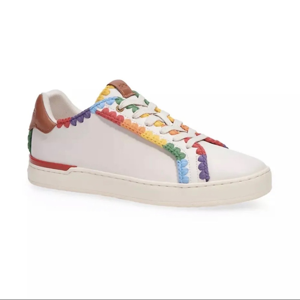 COACH Pride Leather Low-Top Sneakers